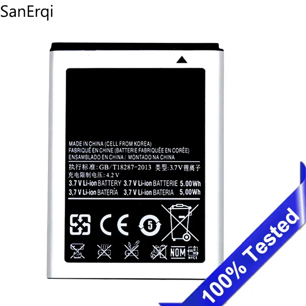 Eb494358Vu Batteria Per Samsung Galaxy Ace S5830 S5660 I579 Gt-S6102 S6818 S7250D S5670 I569 1350Mah Batterie Del Telefono Mobile