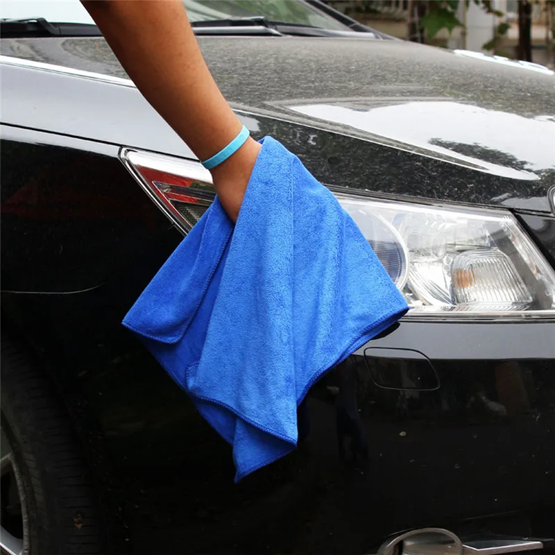 30 X 70cm 5 Colors Car Cleaning Cloth Auto Super Soft Microfiber Waterless Car Wash Towel Cars