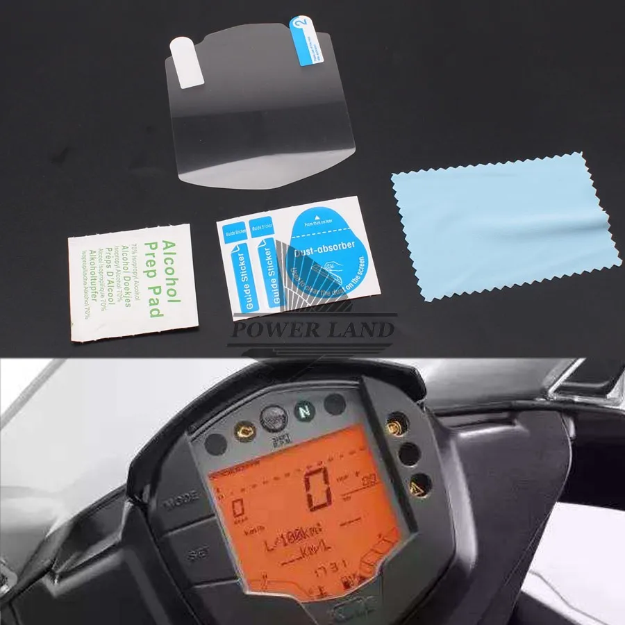 Motorcycle Speedometer Instrument Dashboard Screen Sticker Protective