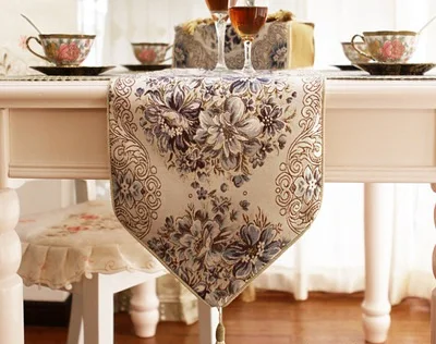 Европейский роскошный современный стол в стиле минимализм бегун скатерть вышитый стол бегуны стол флаг ужин салфетки домашний текстиль - Цвет: 1