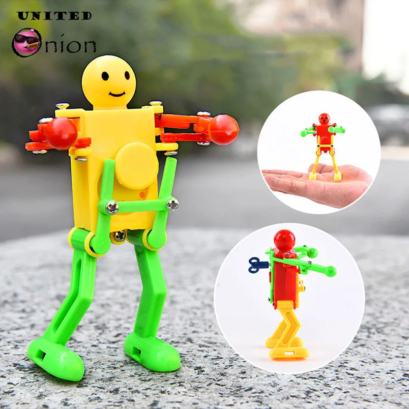 Party Favors Robots Theme Party Activity CiCy 5 Pcs Spring Clockwork Wind-up Dancer Dancing Walking Robot Toy for Baby Kid Children,Robot Buddies for Kids Role Playing
