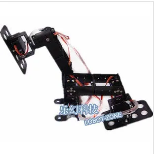 

6DOF Biped Robot Educational Robot Can Turn a Somersault Race Walking Robot Frame Set -Black