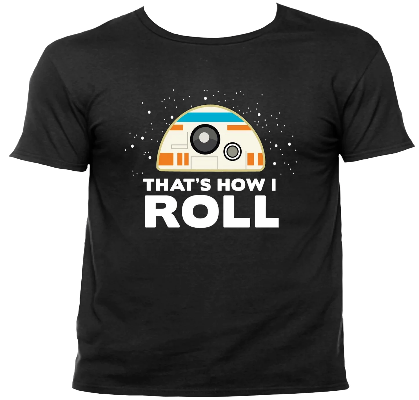 Футболка с надписью Thats How I Roll Star Wars летняя хлопковая футболка короткими рукавами