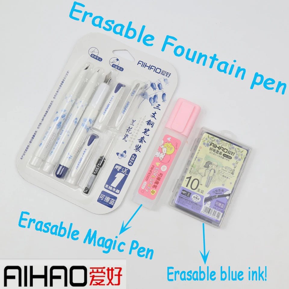 AIHAO2824 3 шт. набор авторучек 10 чернильная каллиграфическая ручка для студентов