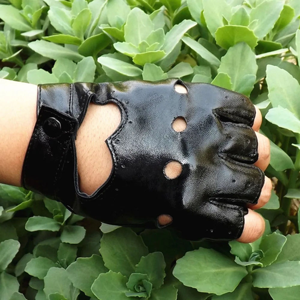 Модные женские теплые спортивные перчатки без пальцев из искусственной кожи, удобные перчатки L50/1224