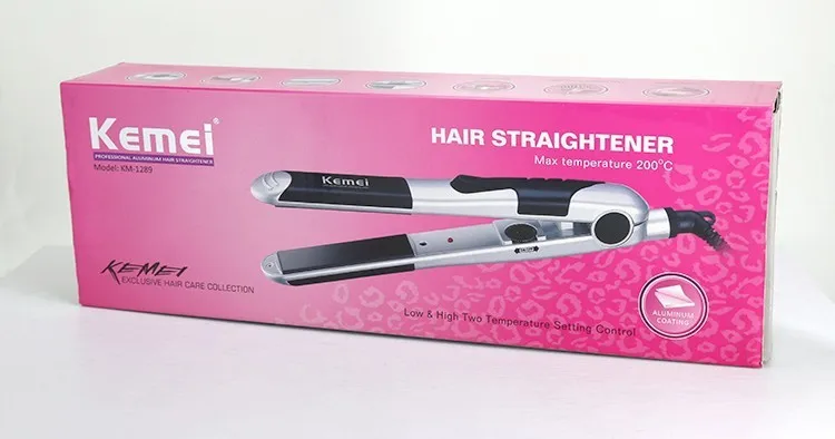 Корейский Использовать Волос Flat Iron Chapinha Широкая Плита Керамическая Выпрямитель для Волос Двойного Напряжения Bivolt Инструменты Для Укладки