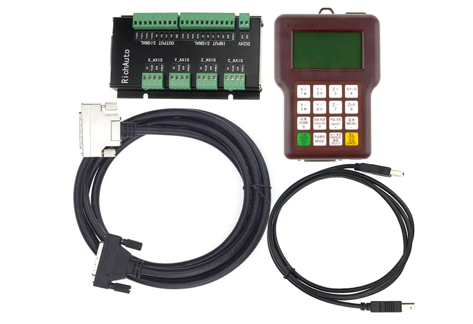 RichAuto A12 контроллер ЧПУ для станка плазменной резки DSP A12S A12E USB cnc система управления английская версия