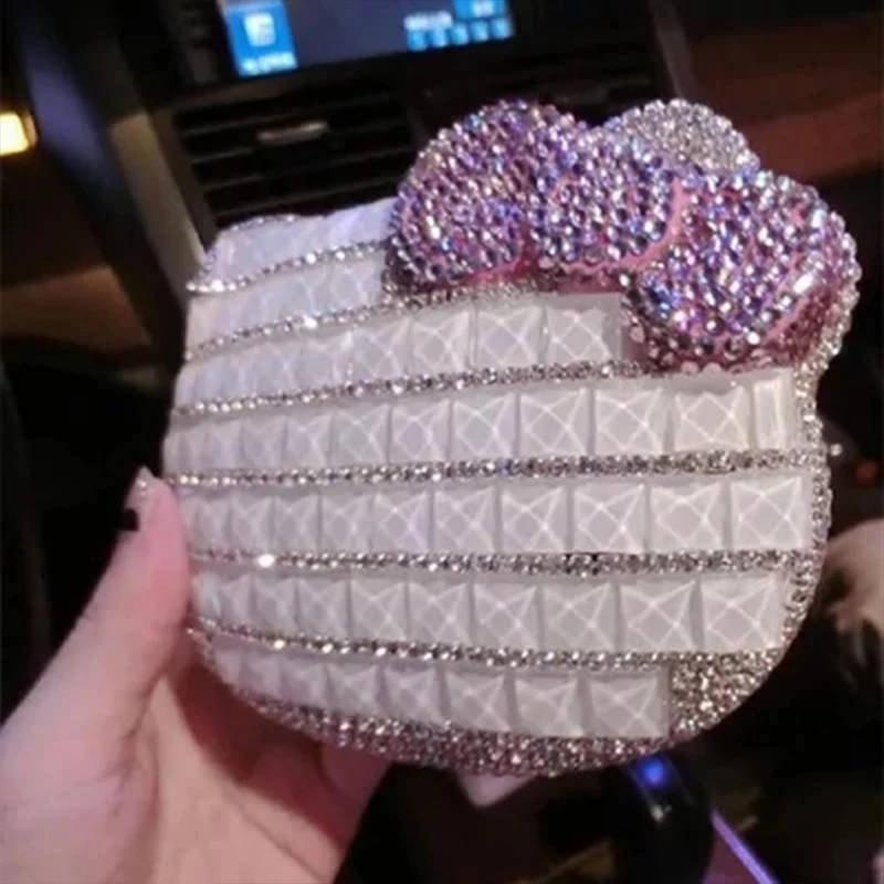 

2018 Handheld Calculator Rhinestone Bling Handmade Stuff Calculator With Mirror Cute Folding Calculadora Christmas Gifts