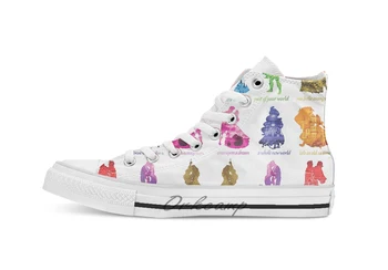 

Everyone's a Princess Novelty Design breathable casual High Top lace-up Canvas shoes sneakers