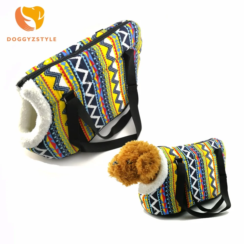 

Ripple Pet Carrier Dog Cotton Soft Outdoor Puppy Bags Travel Pets Warm Bag Chihuahua Shoulder Carrier DOGGYZSTYLE
