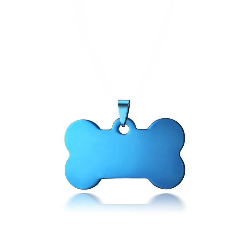 Free engraving Stainless steel Dog Tag metal pendant personal tailor Stainless Steel Pet ID Tags for cats dogs Collar 