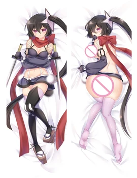 

Anime Mahou Shoujo Ikusei Keikaku characters sexy girl Sazanami Kano Ripple Dakimakura pillow cover Hugging Body PillowCase