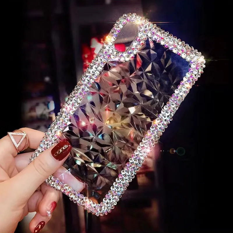 

Diamond Silicone Case for Xiaomi Redmi Note 7 5 6 Pro Case Full Protection Cover for Redmi 7 6 6A 5 5A Bling Glitter Phone Shell