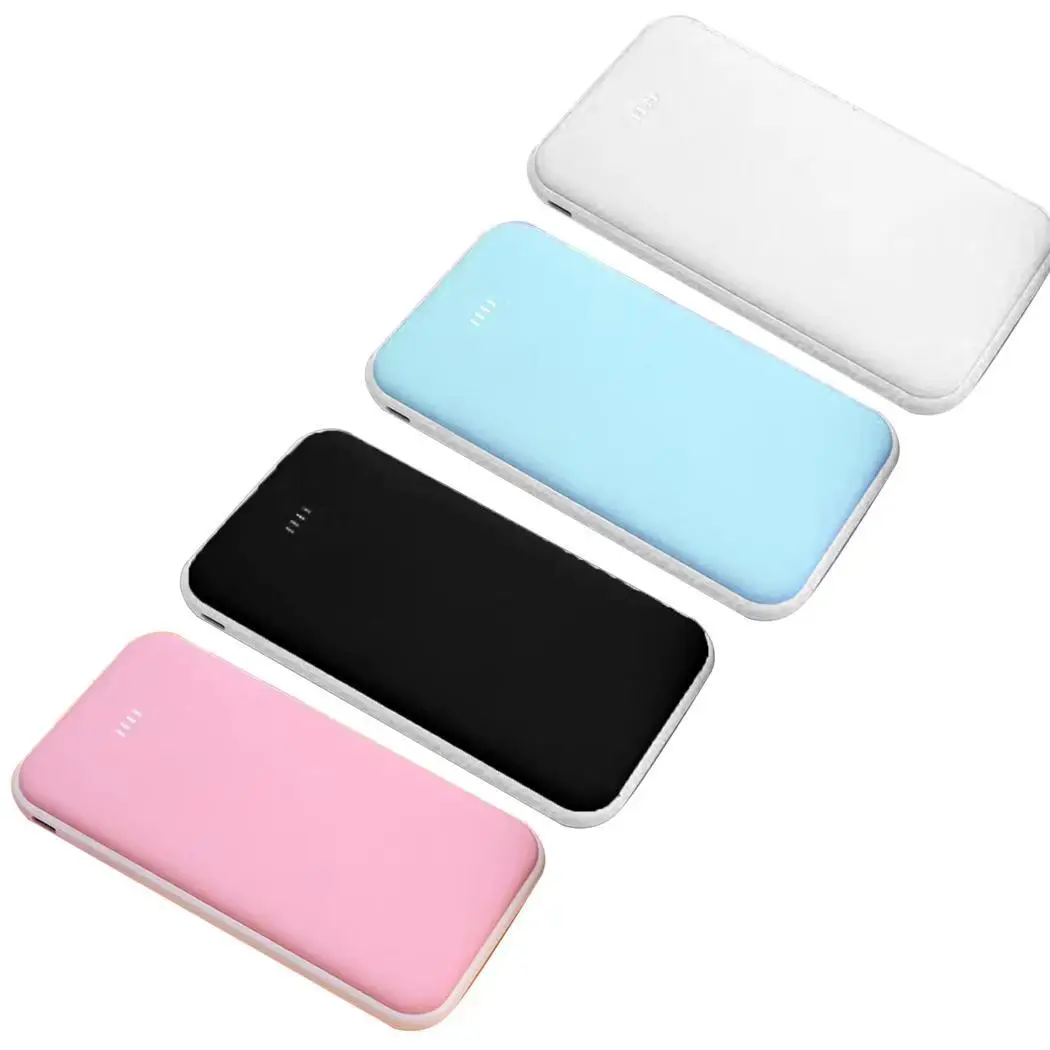 Портативный Ультратонкий чехол для смартфонов с двумя портами usb power Bank (батарея