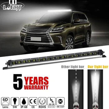 

CO LIGHT 6D Super Slim LED Light Bar 20inch 90W Single Row Led Bar Offroad for SUV 4X4 ATV Tractor Driving Work Lights 12V 24V