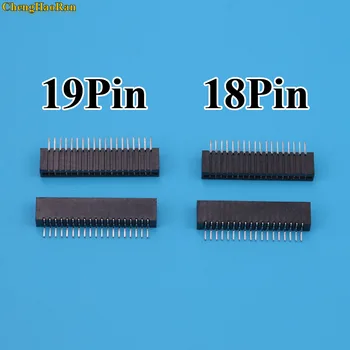 

ChengHaoRan 100pcs Flex Ribbon Cable Connect Port Conductive Film Socket 18pin Connector For Playstation 2 PS2