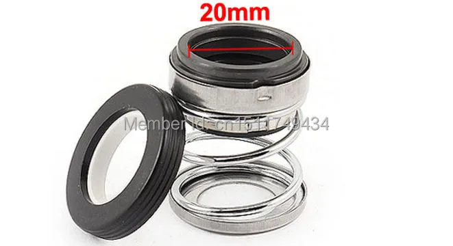 

Replacement Water Pump Coil Spring Rubber Bellows Mechanical Shaft Seal 20mm 5pcs