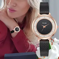 Модные женские часы Шикарный симметричный циферблат с пластиковым ремешком повседневные Элегантные Женские кварцевые наручные часы zegarki