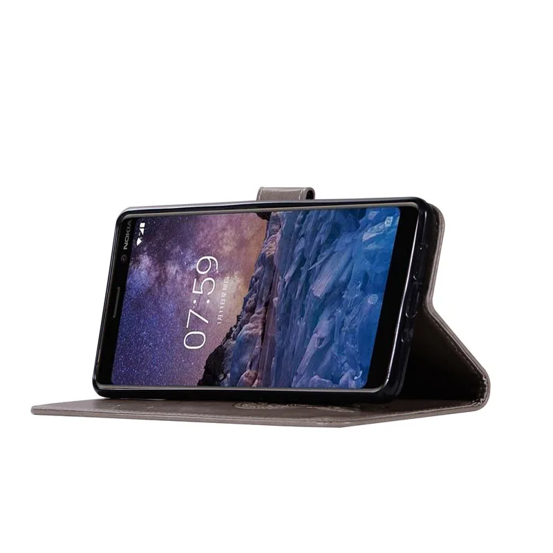 Кожаный чехол бумажник для Nokia 2 3 5 6 8 X6 X7 1 7 Plus книжка 2018 Sirocco|Бамперы| |