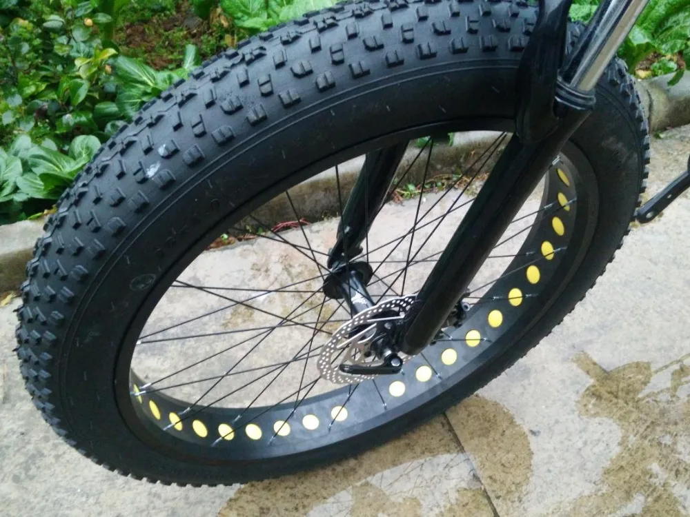 Flash Deal Kalosse Aluminum alloy   Folding bike  26*4.0 tires ,Full suspension  Fat bicycle ,snow mountain bike , 21/24/27/30 speed, 4