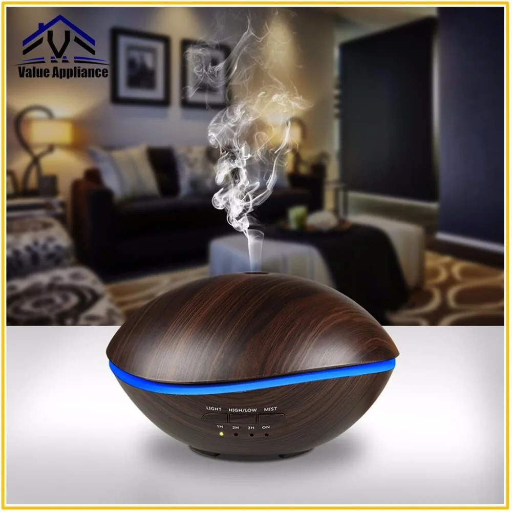 

Quiet 500ml Air Humidifier Humidificadores Difusores Aromatherapy Essentiel 7-Colors-LED Sleep Light Humidificador Ultrasonico