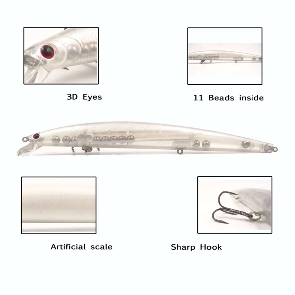 Искусственные 3 шт. 17.5 см 31.5 г приманки 0 1 м Воблер рыбы Японии морской воды форели
