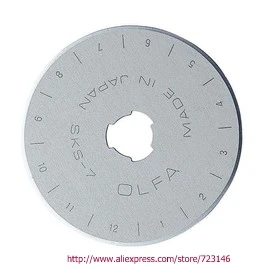 New 45mm Rotary Cutter Blades for OLFA RB45-1 Fabric Paper Vinyl Circular Cut Cutting Disc Patchwork Leather Craft Sewing Tool