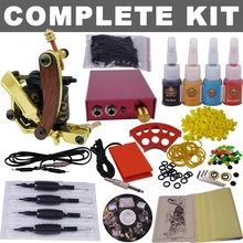 Татуировки стартовый комплект перманентный макияж пистолет комплект профессиональный-татуировки комплект пирсинг комплект инструментов