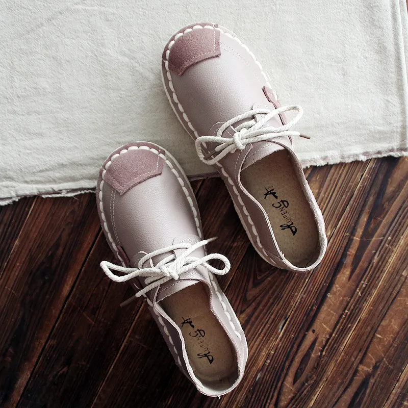 HUIFENGAZURRCS-2018 new leather handmade shoes, antique flat sole women's shoes, literature and art soft bottom college shoes HUIFENGAZURRCS-2018 new leather handmade shoes, antique flat sole women's shoes, literature and art soft bottom college shoes