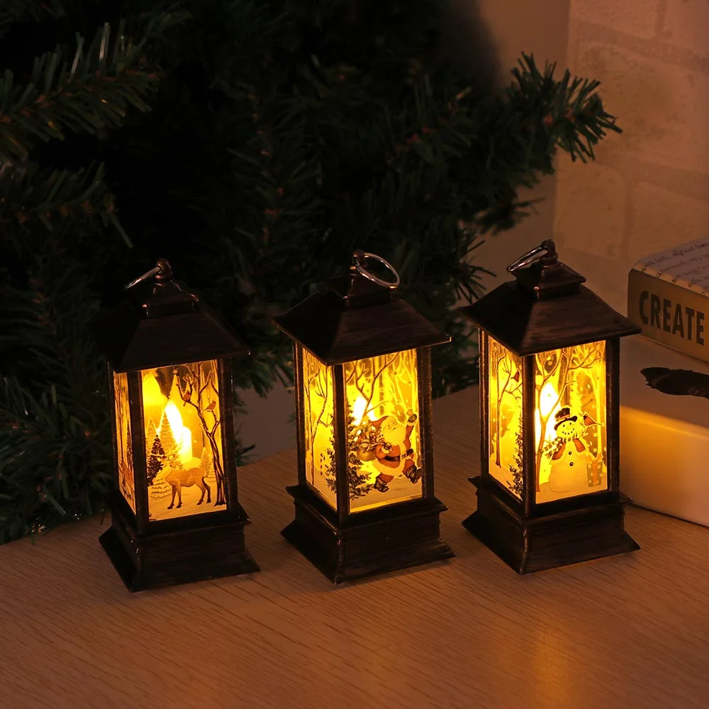 1pcs Candle Light LED Tea Light Lantern For Christmas Decoration Party