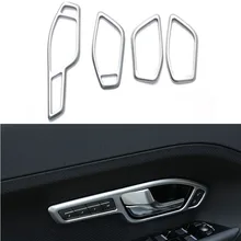 Автомобильный Chorme боковая внутренняя дверная ручка Накладка для Land Rover Evoque 2012