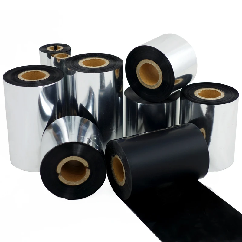 Resina de Cera da Fita Película de Transferência Térmica de Tinta Impressora de Etiquetas Mistura Largura Fita Milímetros 300m 90m 110x70m Zebra 2844 50mm110 3 Cheap Fitas de impressora