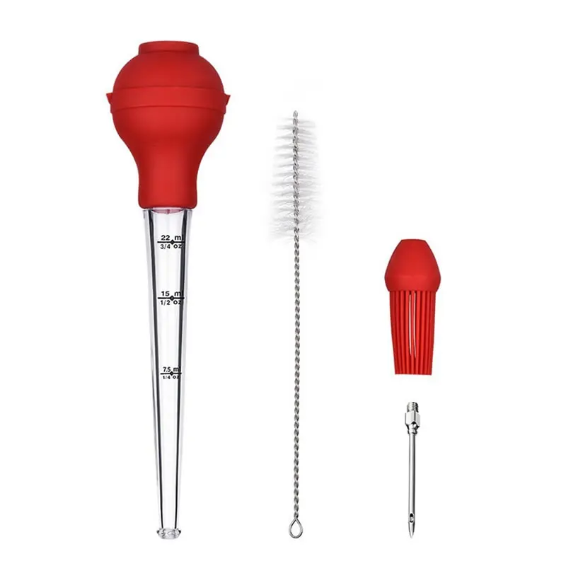 Barbecue Basting Brush with Cleaning Brush Set Multi Purpose Grilling