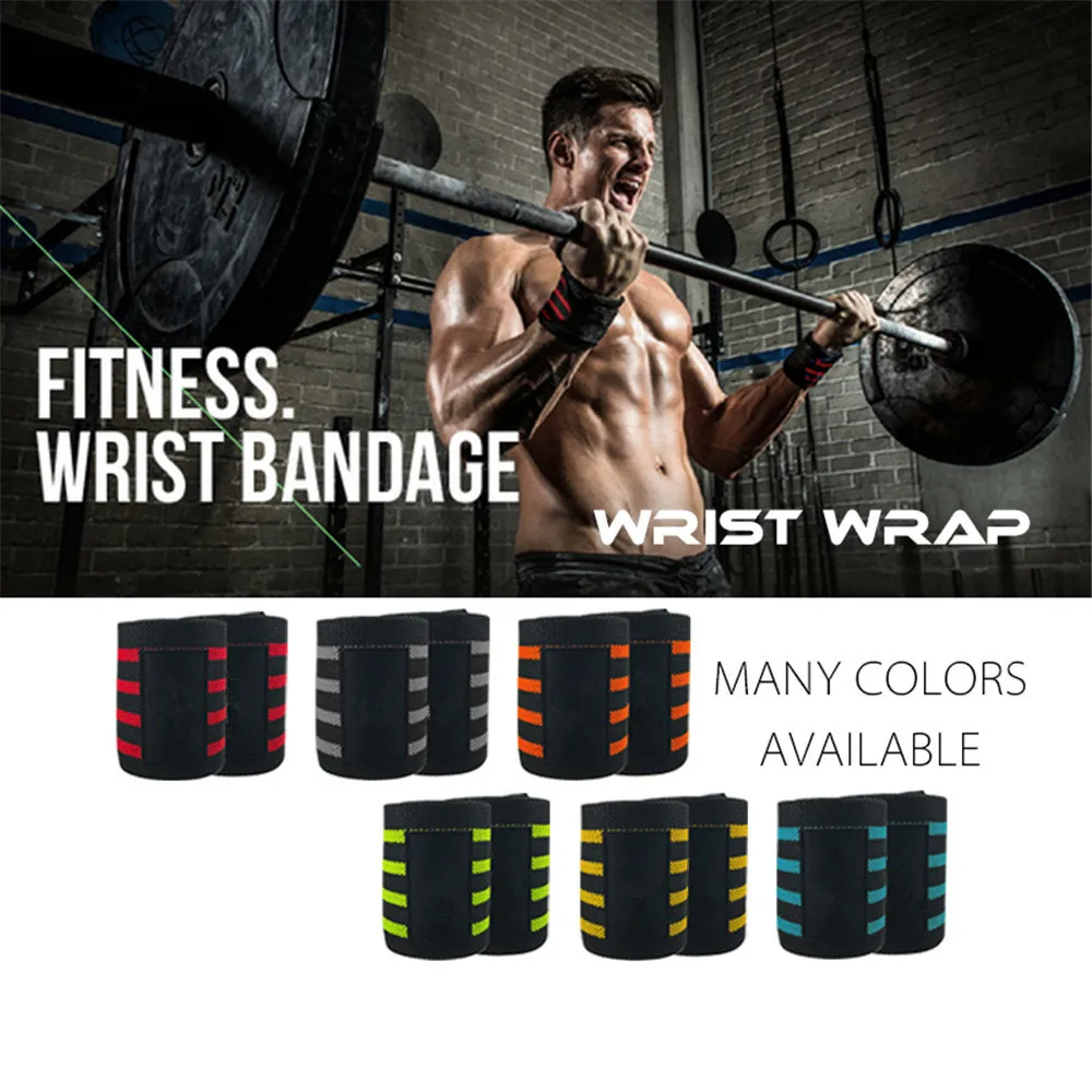 A Pair Wrist Wrap Professional Grade With Thumb Loops Wrist Support