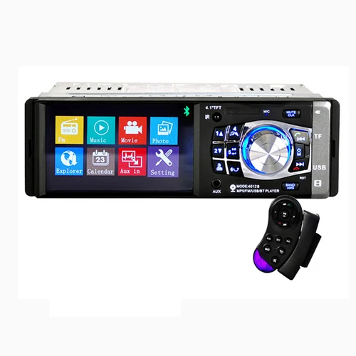Camecho 1 Din автомагнитола Авто Аудио Стерео FM Bluetooth 2,0 Поддержка камеры заднего вида USB рулевое колесо дистанционное управление - Цвет: Radio Only