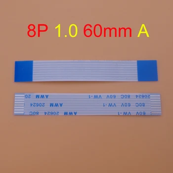 

1pcs New 8pin FFC FPC flat flexible cable 1.0mm pitch 8 pin forward Length 60mm 8p Width 9mm Ribbon Flex Cable