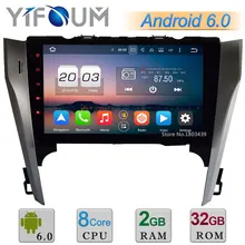 10.1″ 32GB ROM Octa Core WIFI Android 6.0 2GB RAM 4G DAB+ Car DVD Multimedia Player Radio Stereo For Toyota Camry 2012 2013 2014