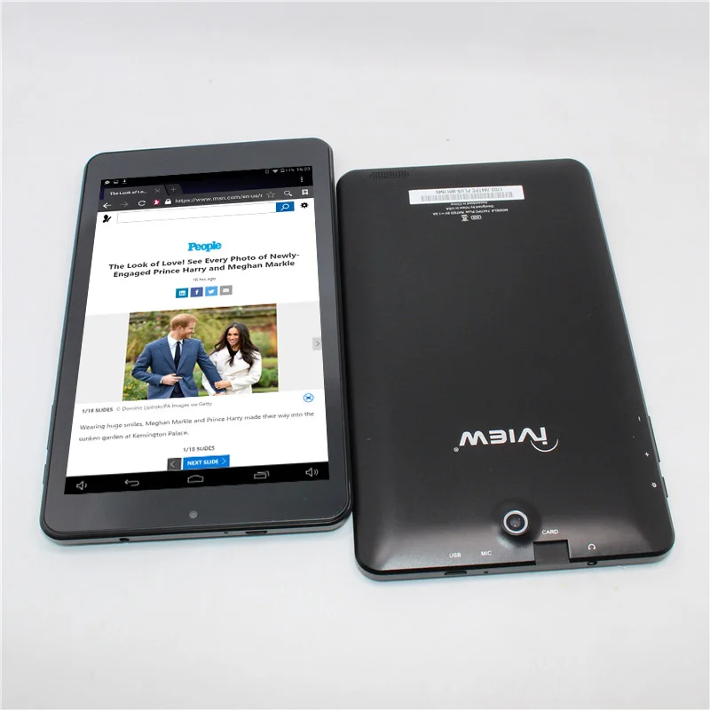 Скидка 50%! 7 дюймов AllWinner A33 744TPC Plus Tablet PC Quad core Android 6 0 1 ГБ + 8 800*1280 ips Bluetooth Wi Fi|allwinner