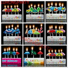 

1 Set Car Plane Cartoon Kid's Birthday Cake/Cupcake Toppers Party Birthday Candle Creative Birthday Cake Candles.Party Supplies