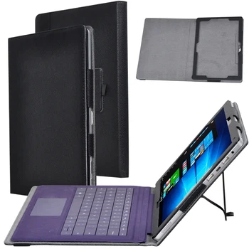 

Slim Flip Stand Litchi PU Leather 2in1 Tablet and Keyboard Protector Funda Cover For Chuwi Surbook 12.3 inch Case + Film + Pen