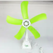 Студенты с прищепкой, настольный мини вентилятор, мобильный, тихая работа, 5-листный Зажим Вентилятор, небольшой сон кровать вентилятор