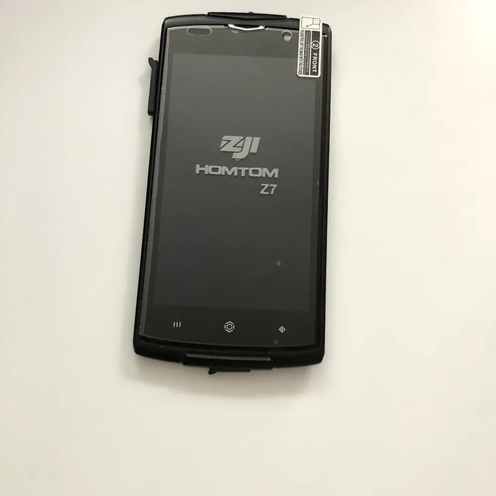 Б/у ЖК-экран+ сенсорный экран+ рамка для HOMTOM ZOJI Z7 MT6737 1,3 ГГц четырехъядерный 5,0 дюйма 1280x720