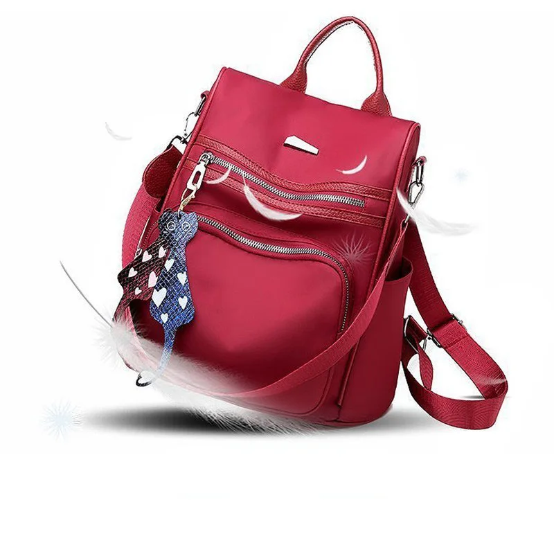 Оксфорд рюкзак женский Противоугонный рюкзак женский рюкзак многофункциональная школьная сумка для девочек рюкзак с принтом