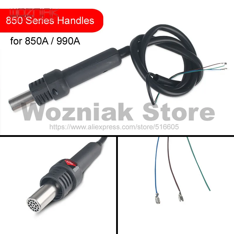 QUICK 861 DW 858D 850A+ 850D 861DW 990AD 2008 957 857DW+ ручка горячего воздуха для замены аксессуаров