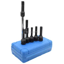 7 шт. влияние сплайн гнездо Инструмент Бит RT6 RT7 RT8 RT10 RT11 RT12 RT13+ 2 шт. 3/" Драйв расширение крючок, разъем удлинители