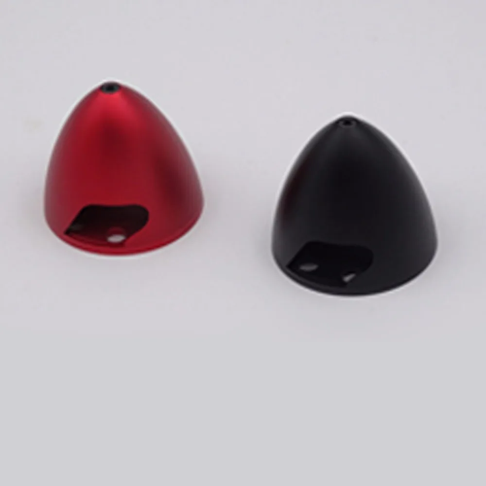 Red Black  Anodized CNC Aluminum Drilled RC Spinner For Gas Engine DLE20 Remote Control Airplane Model