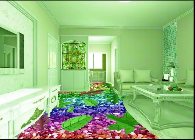 Floor Colorful Pebbles Wallpaper Custom Vinyl Flooring Self Floor Colorful Pebbles Wallpaper Custom Vinyl Flooring Self Adhesive Waterproof Pvc Murals Decorative