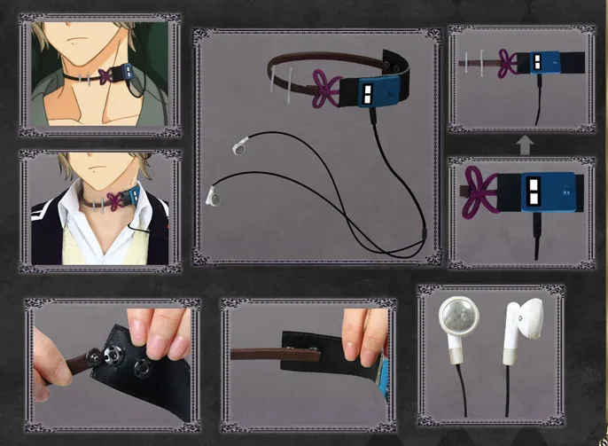 

DIABOLIK LOVERS Sakamaki Shu Cosplay Earphone Custom Made ornament A