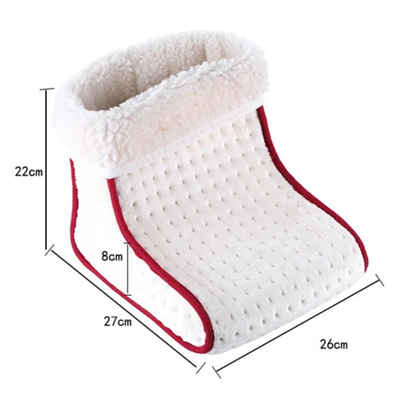 Зимняя теплая подушка, тепловая грелка для ног, массажер, электрический, уютный, с подогревом, штепсельного типа, электрическая, теплая, моющаяся, теплая, электрическая обувь