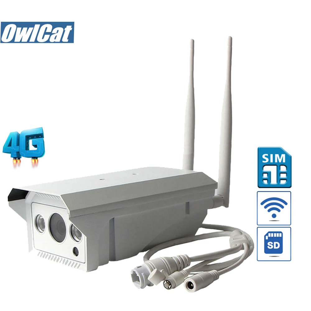 OwlCat HD 1080P Водонепроницаемая цилиндрическая ip камера видеонаблюдения wifi наружная